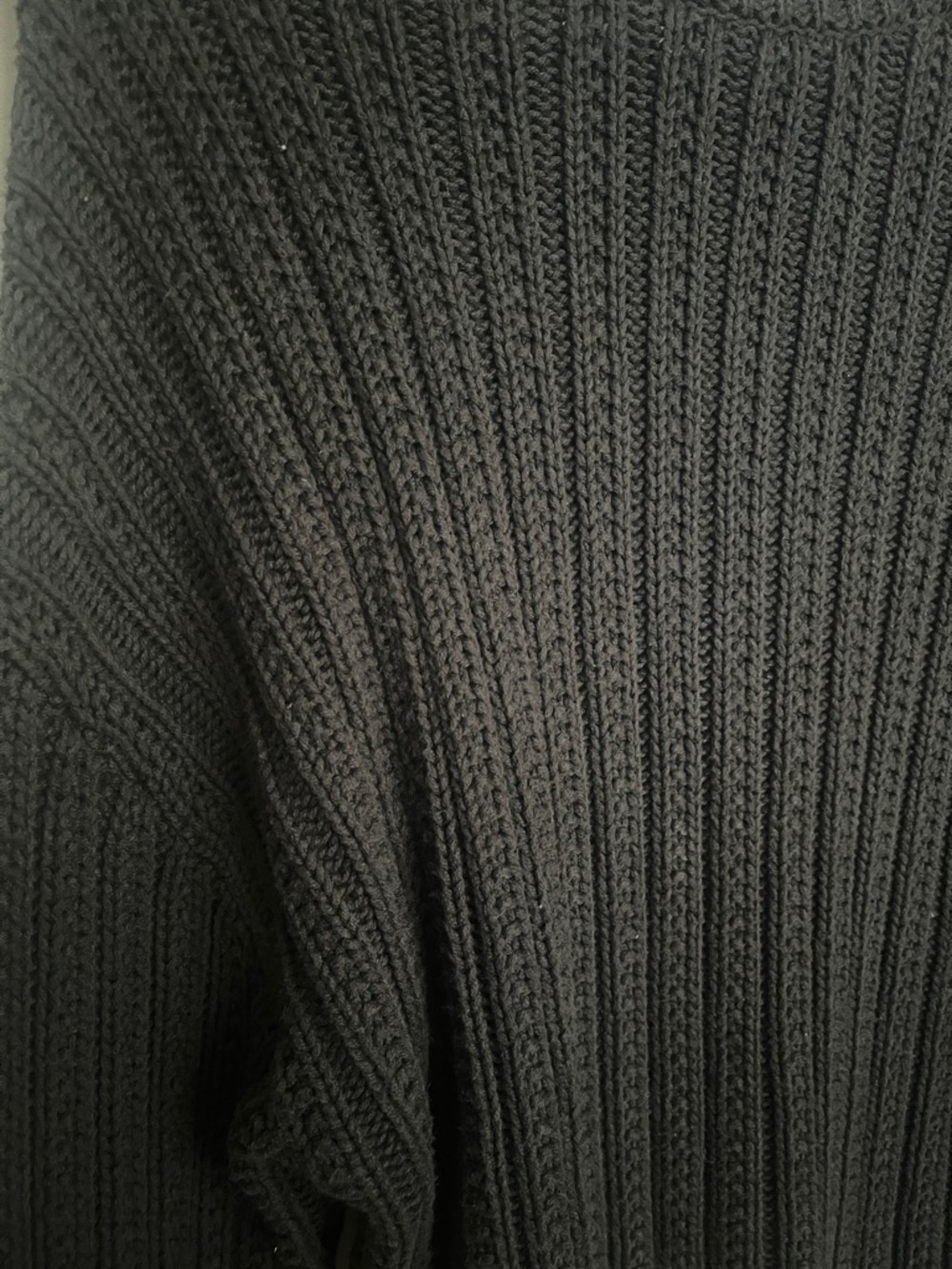 Universal Thread Black Ribbed Knit Sweater - Picture 5 of 6